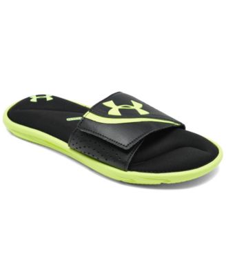 boys under armour slide sandals