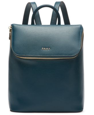 dkny backpack leather