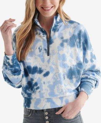 women's fleece pullover half zip