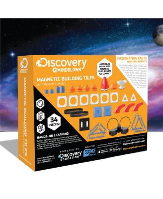 discovery mindblown magnetic tile set
