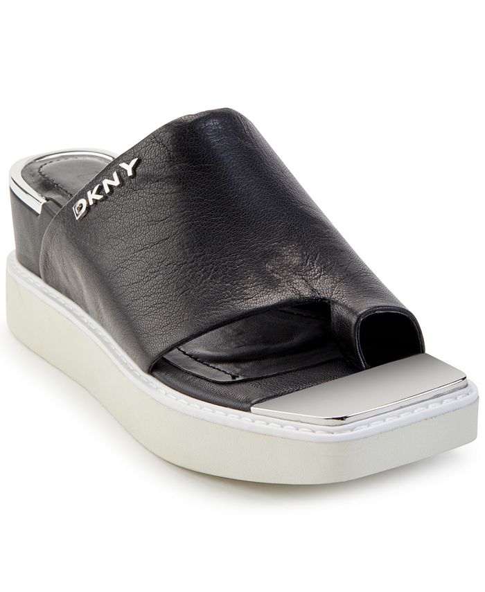 dkny sandals platform