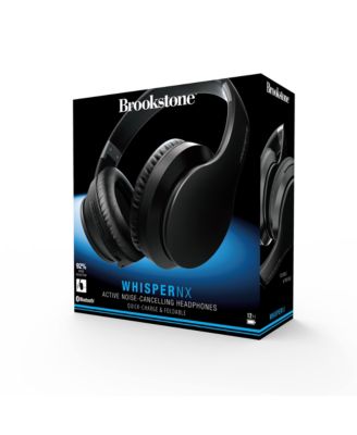 brookstone active noise cancelling bluetooth headphones review