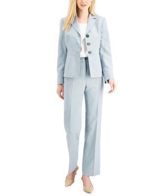 Le Suit Petite Three-Button Glazed 