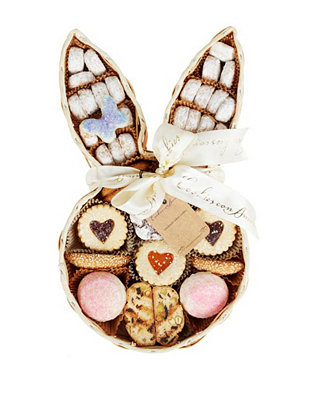 Assorted Gourmet Italian Cookies Bunny Basket