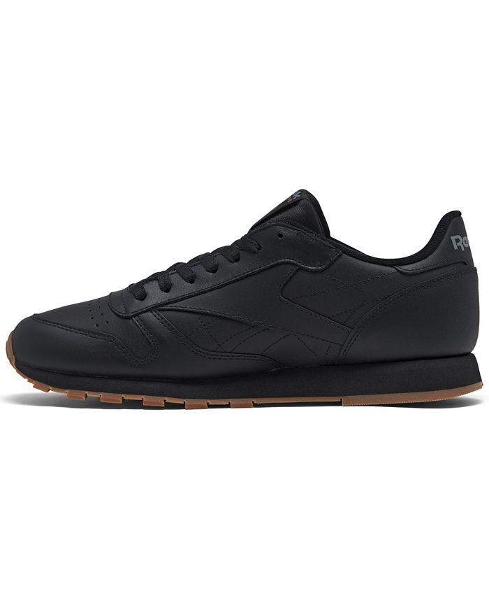 men's reebok classic leather gum casual shoes