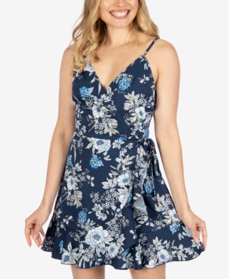 juniors wrap dress