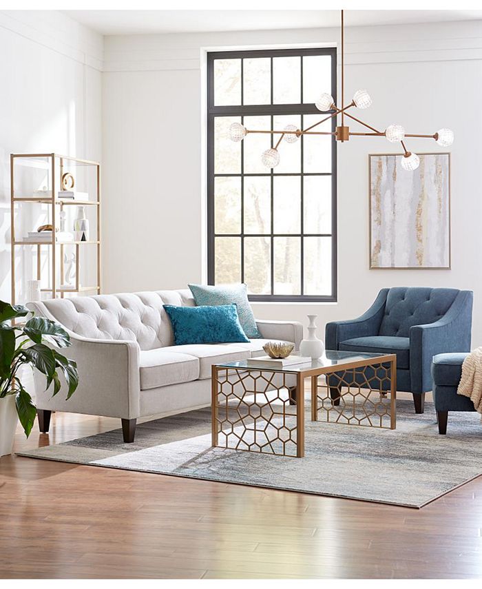 Furniture Chloe II 76" Fabric Sofa & Reviews - Furniture - Macy's