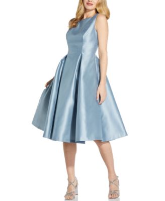 a line boat neck dress