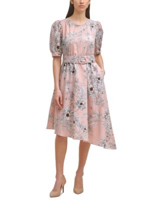 macy's asymmetrical dress