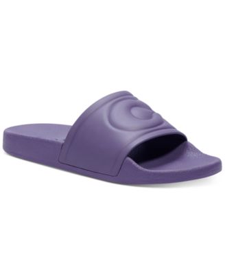 coach purple slides