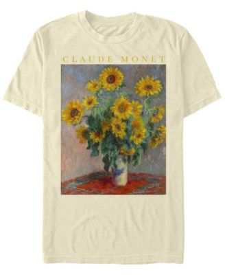 Мужская футболка Monet Sunflowers с коротким рукавом Fifth Sun от Monet Sunflowers