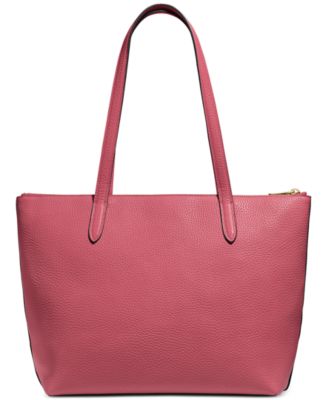 pebble leather tote