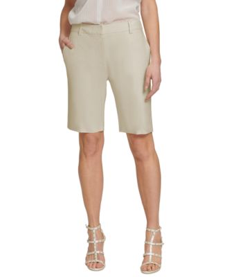 dkny ladies pull on bermuda shorts