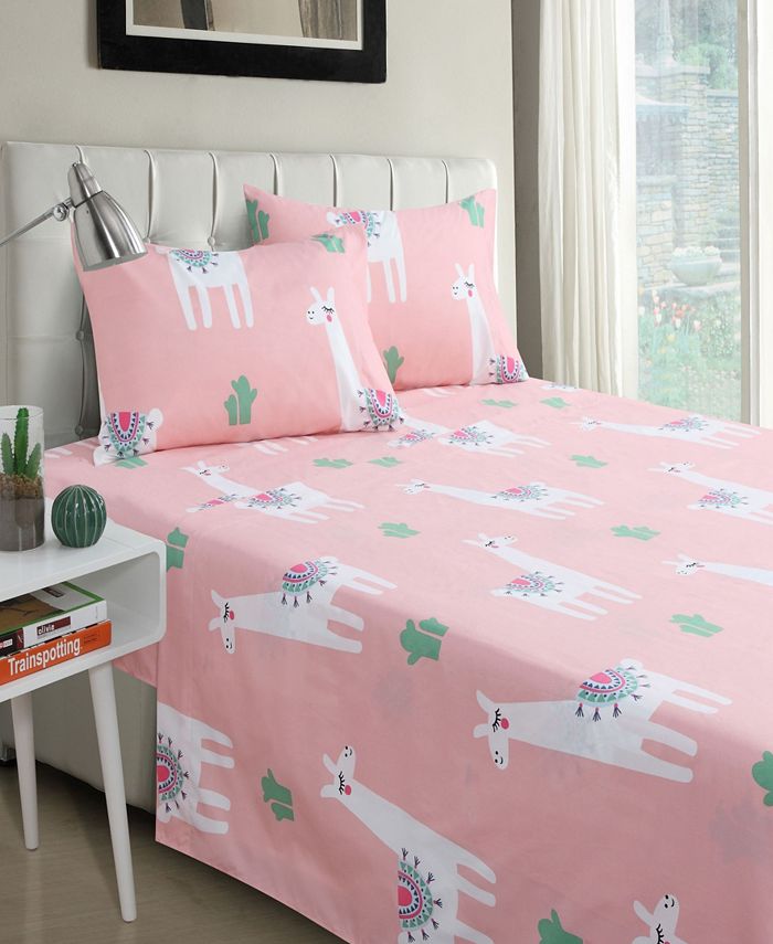 Llama Bedding Sheet Street Hanaposy