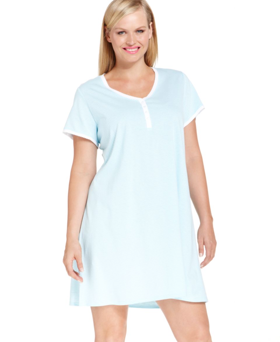 Charter Club Short Sleeve Sleepshirt   Lingerie   Women