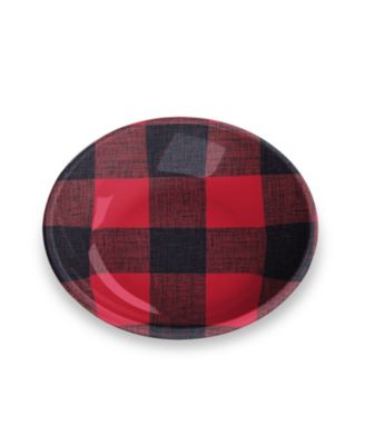 Товары для дома Abode Check Меламиновые блюдца для домашних животных, Набор из 2 штук