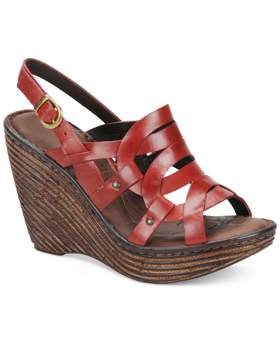 Born Womens Verity Platform Wedge Sandals   Shoes