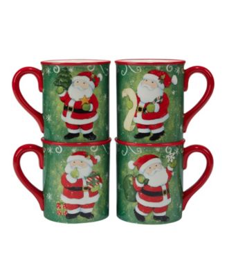 Праздничный Волшебный набор кружек Санта Клауса из 4 частей