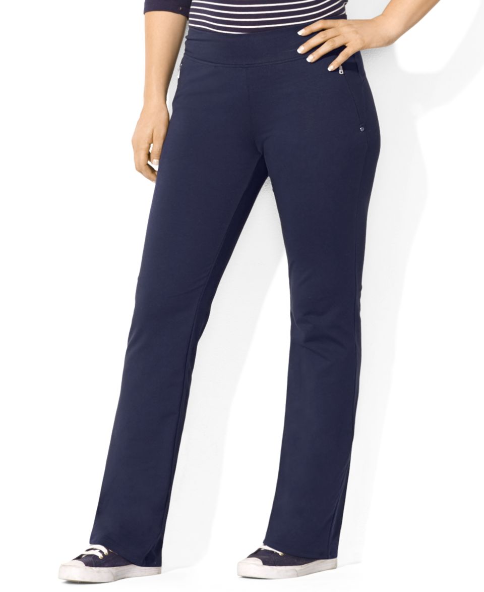 Lauren Ralph Lauren Plus Size Straight Leg Active Pants