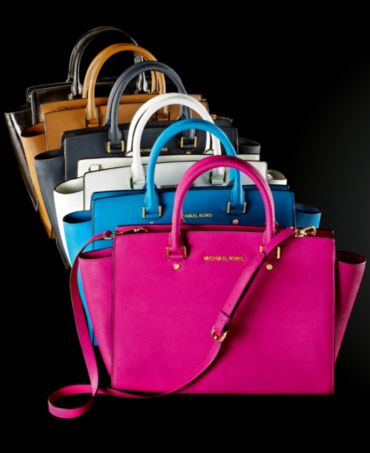 MICHAEL Michael Kors Large Selma Satchel - Handbags & Accessories - Macy's