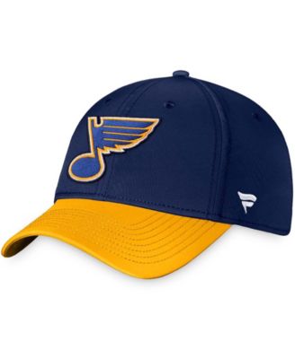 Мужская темно-синяя шапка Flex с основным логотипом St. Louis Blues Core Flex синего цвета