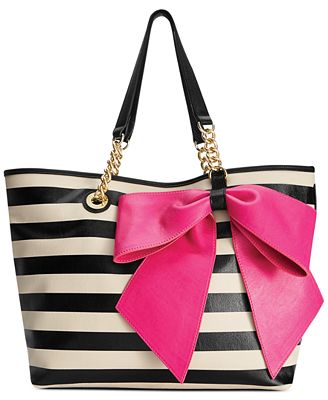 Betsey Johnson Bow-Tas-Tic Tote - Handbags & Accessories - Macy's