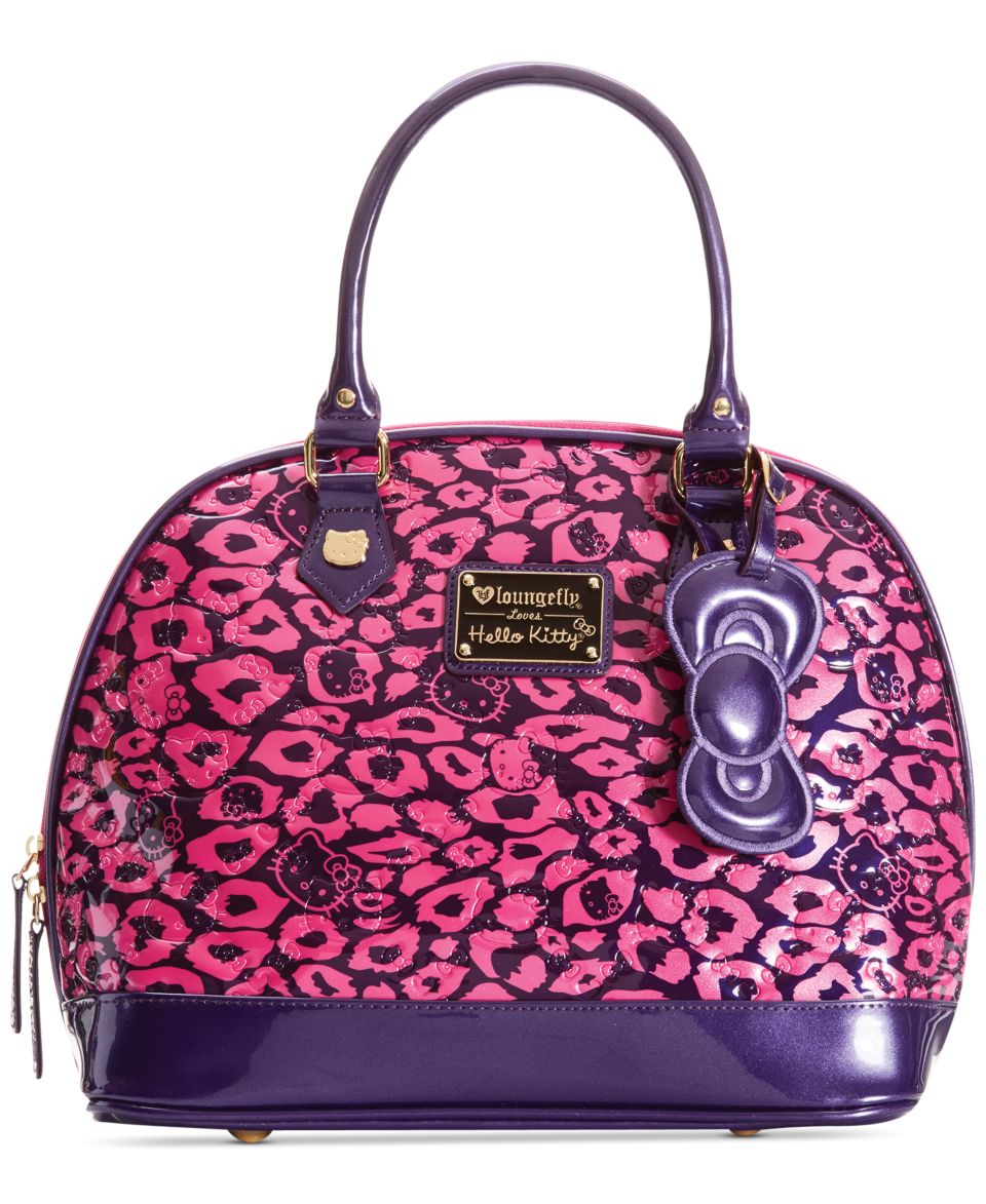 Hello Kitty Embossed Bowler Bag   Handbags & Accessories