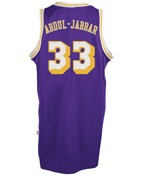 Adidas Men S Kareem Abdul Jabbar Los Angeles Lakers Retired Player Swingman Jersey Reviews Sports Fan Shop By Lids Men Macy S