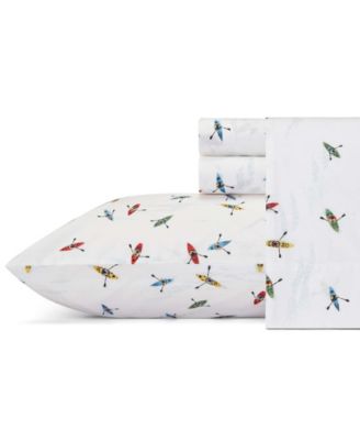 РАСПРОДАЖА! Перкаль из 100% хлопка с принтом Eddie Bauer, 3 шт. Комплект постельного белья Twin XL