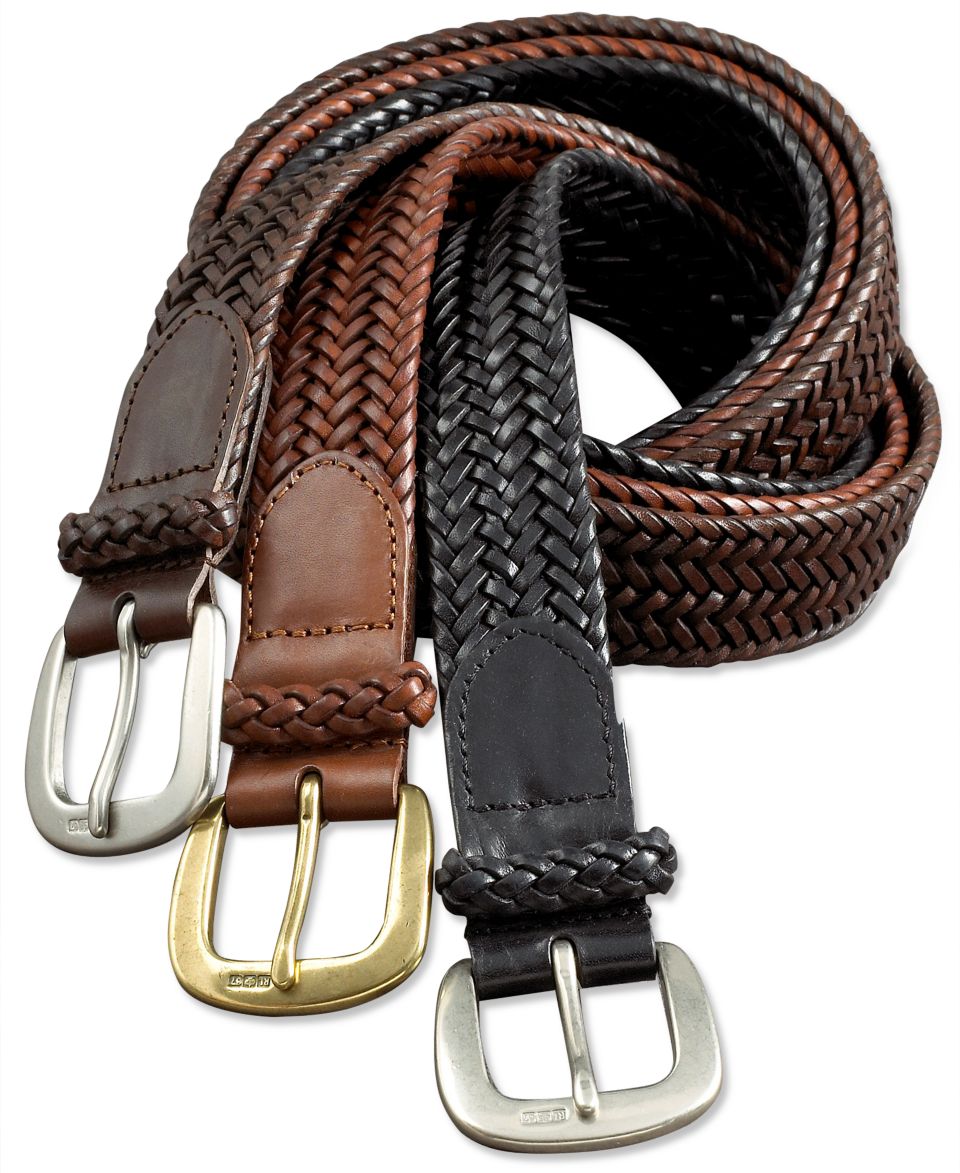 Polo Ralph Lauren Accessories, Leather Braid Belt   Mens Belts