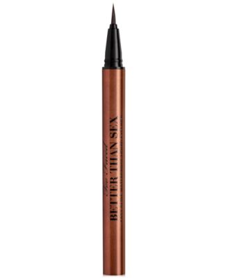 Водостойкая жидкая подводка для глаз Too Faced Better Than Sex Easy Glide коричневого цвета