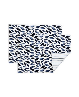 Салфетки в полоску из лаврового листа Lenox, набор из 2 штук