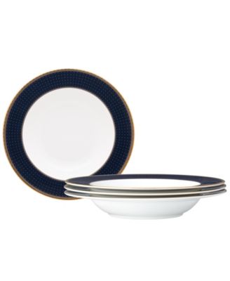 Набор из 4 суповых мисок Noritake Blueshire, 8,25 дюйма, 12 унций.