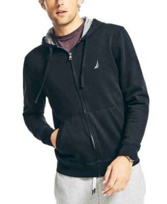 Мужская толстовка Nautica классического кроя из супер мягкого трикотажа на молнии с капюшоном из флиса 15890₽