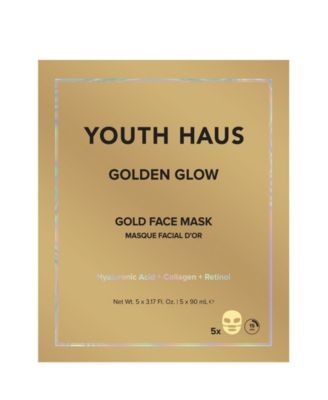 Золотая маска для лица Skin Gym Youth Haus Golden Glow, 5 шт.