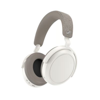 Беспроводные наушники Sennheiser Momentum 4 с Bluetooth, ANC, аккумулятором емкостью 60 часов и настраиваемым звуком белого цвета