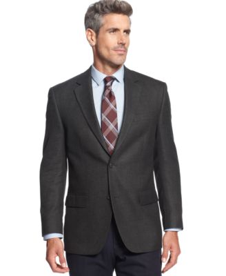 Andrew Fezza Charcoal Texture Slim-fit Sport Coat | Innosphere