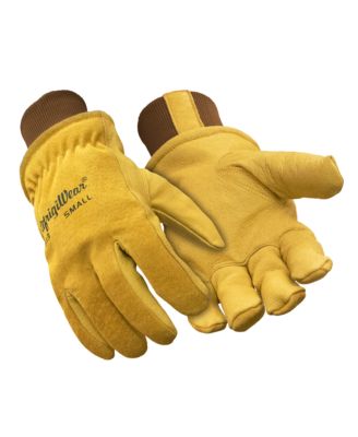 Мужские утепленные кожаные перчатки RefrigiWear с флисовой подкладкой и волокнистым наполнителем RefrigiWear 6590₽