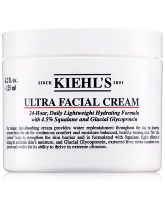 Ультра-крем для лица Kiehl's Since 1851 со скваланом, 4,2 унции. белый