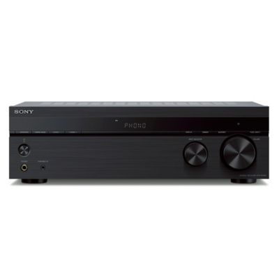 Стереоприемник Sony STR-DH190 с аудиовходом и возможностью подключения по Bluetooth, черный