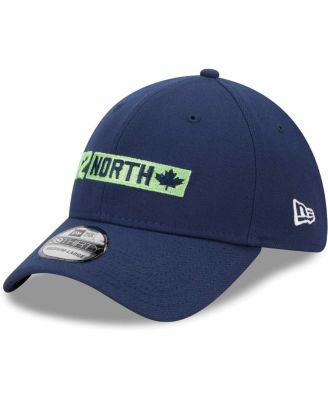 Мужская кепка New Era College Navy Seattle Seahawks 12 North Collection 39-го размера из коллекции Flex.
