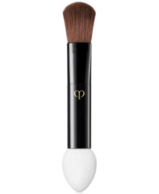 Сменный аппликатор Clé de Peau Beauté Eye Color Quad - Кончик губки и кисточка белого цвета