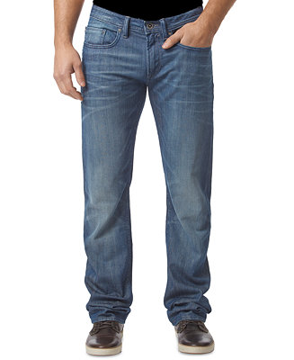 Buffalo David Bitton Six-x Slim Straight-Fit Hafei Jeans - Jeans - Men ...