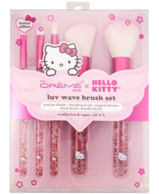 В косметическом магазине 5 шт. Набор кистей Hello Kitty Luv Wave