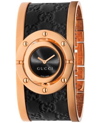 gucci twirl bracelet watch