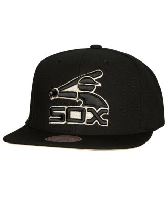 Мужская кепка Mitchell & Ness Black Chicago White Sox Cooperstown Collection из коллекции True Classics Snapback