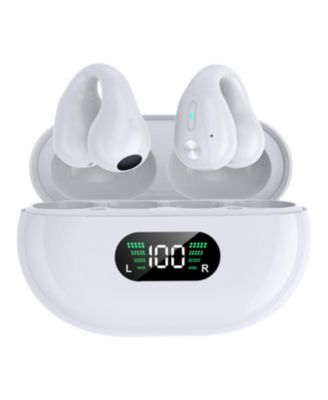 Наушники-вкладыши с клипсой / открытыми ушными вкладышами-Удобные, Bluetooth 5.3, 350 мАч / время воспроизведения 18 часов, белого цвета