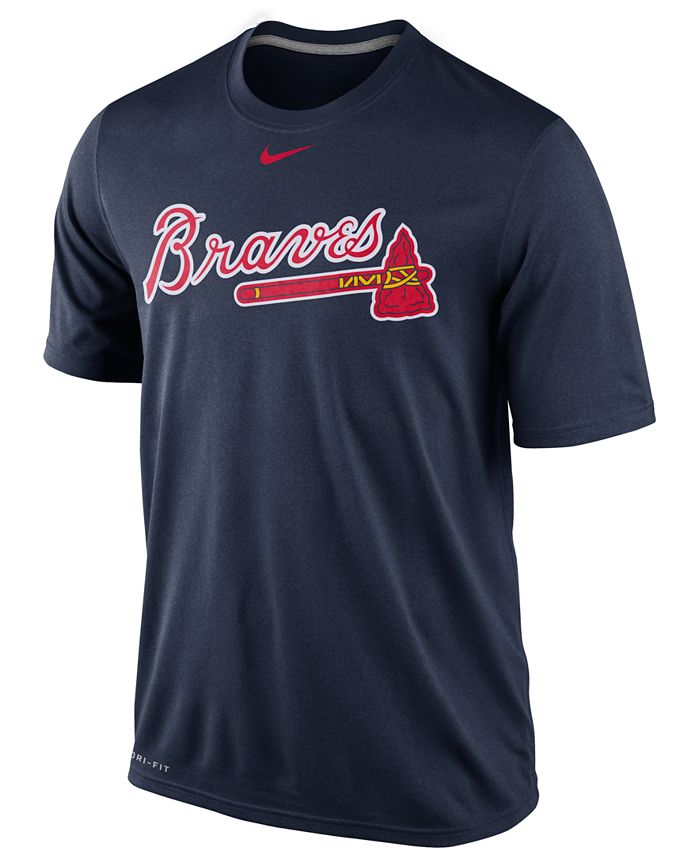 Nike Men's Atlanta Braves Legend Wordmark T-Shirt & Reviews - Sports ...