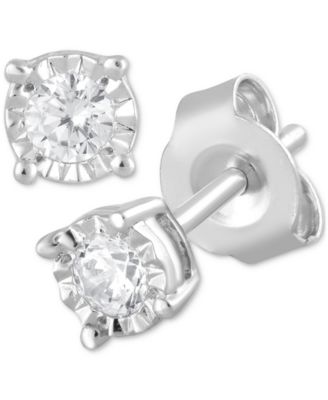 Серьги Forever Grown Diamonds 0,20 карат (лаб.), серебро