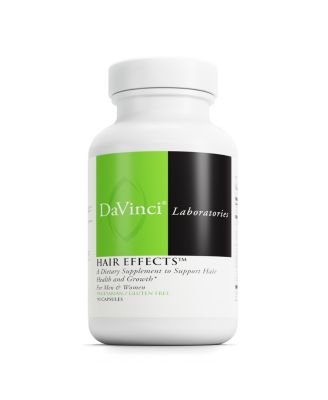 Питательная добавка для волос и кожи DAVINCI LABS Hair Effects с биотином, цинком, медью, экстрактом пальметты и виноградных косточек без окрашивания